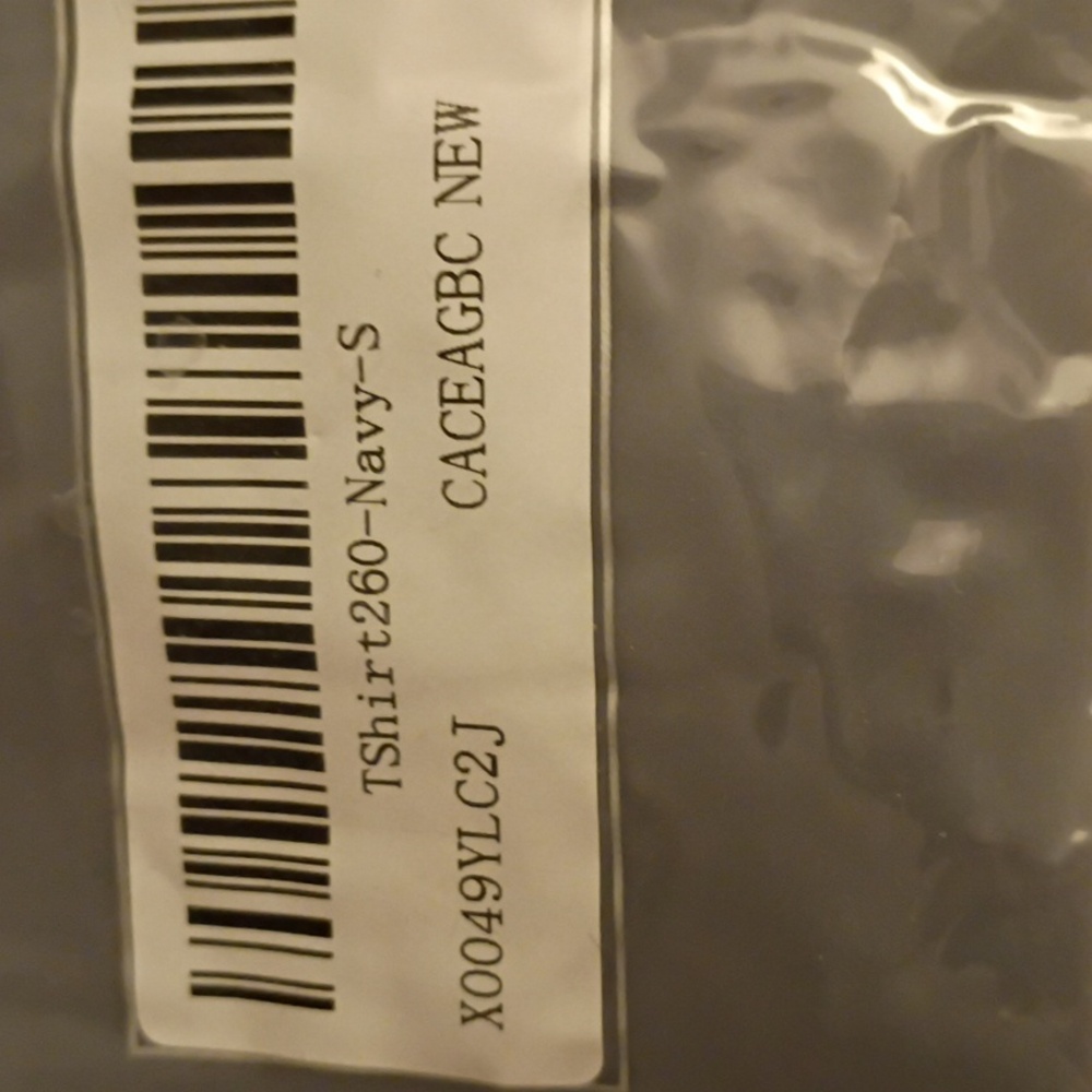 NIB Navy Tee Shirt Small - Picture 2 of 3